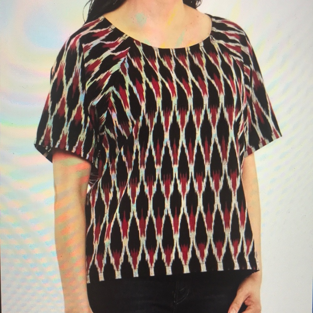 NWT Prairie Underground Wednesday Shirt RBW Ikat